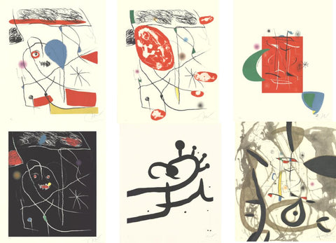 A Captivating Miró Etching Set