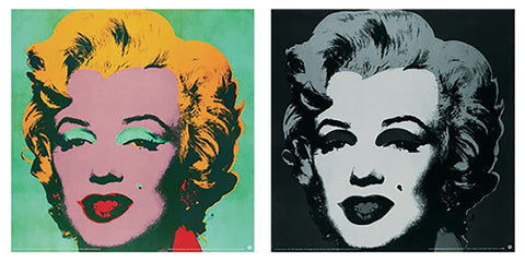 Bundle- 2 Assorted Andy Warhol Marilyn Monroe Posters