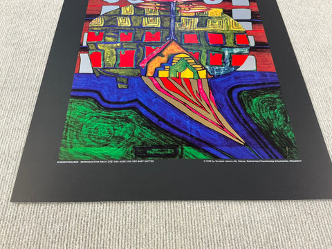 FRIEDENSREICH HUNDERTWASSER The Eye and the Beard of God, 1989