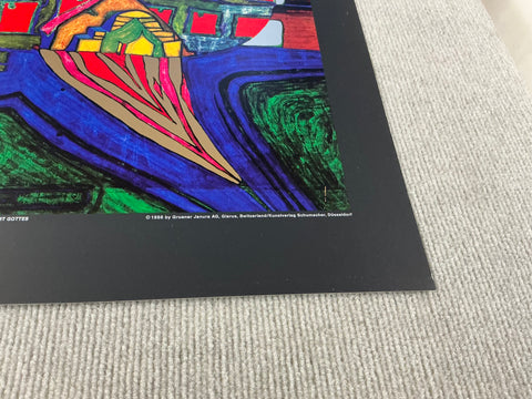 FRIEDENSREICH HUNDERTWASSER The Eye and the Beard of God, 1989