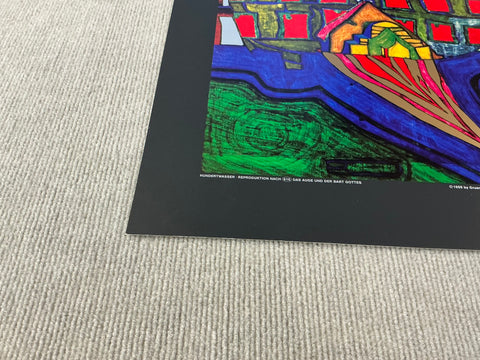 FRIEDENSREICH HUNDERTWASSER The Eye and the Beard of God, 1989