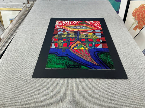 FRIEDENSREICH HUNDERTWASSER The Eye and the Beard of God, 1989