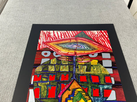 FRIEDENSREICH HUNDERTWASSER The Eye and the Beard of God, 1989