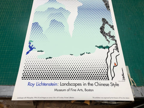 ROY LICHTENSTEIN Landscape with Philosopher, 1996