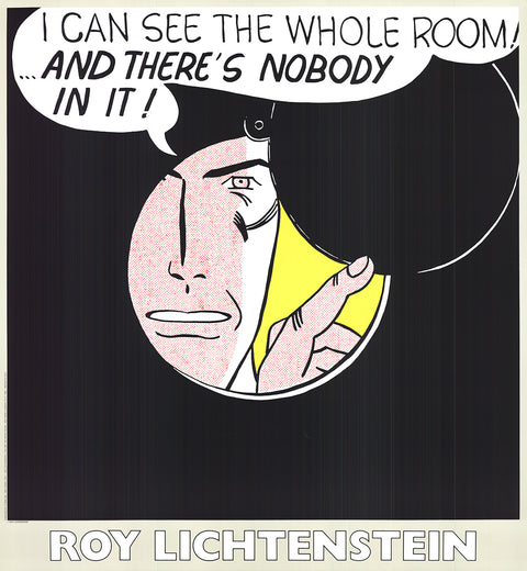 ROY LICHTENSTEIN I Can See The Whole Room, 1989
