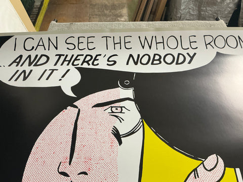 ROY LICHTENSTEIN I Can See The Whole Room, 1989
