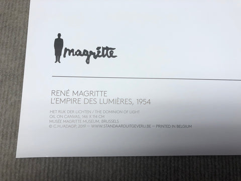 RENE MAGRITTE L'Empire des Lumieres