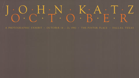 JOHN KATZ October, 1982