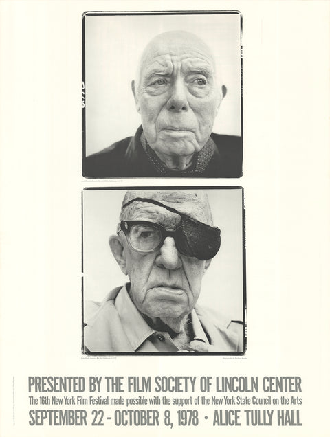 RICHARD AVEDON 16th New York Film Festival, 1978