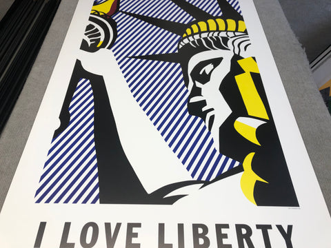 ROY LICHTENSTEIN I Love Liberty, 1982