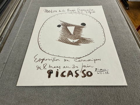 PABLO PICASSO Exposition de Ceramiques, 1958