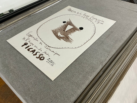 PABLO PICASSO Exposition de Ceramiques, 1958