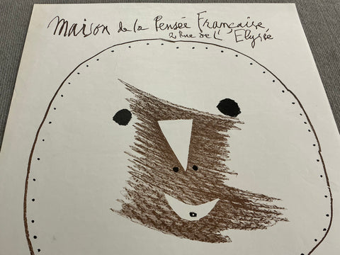 PABLO PICASSO Exposition de Ceramiques, 1958