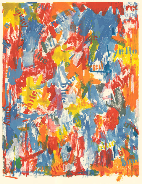 JASPER JOHNS Dayton's Gallery 12, 1971