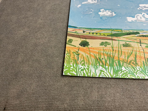 DAVID HOCKNEY Looking Towards Huggate, 1998