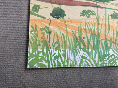 DAVID HOCKNEY Looking Towards Huggate, 1998