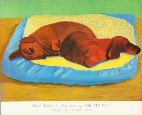 DAVID HOCKNEY Dog Painting 43, 1995