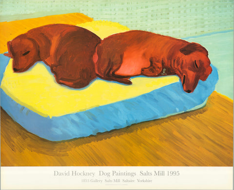 DAVID HOCKNEY Dog Painting 38, 1995