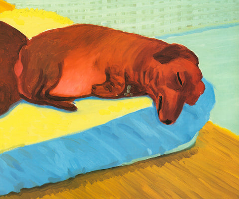 DAVID HOCKNEY Dog Painting 38, 1995