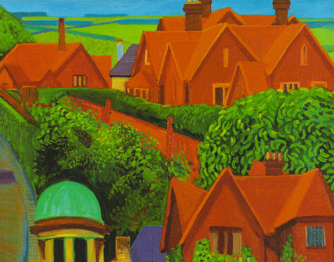 DAVID HOCKNEY The Road to York Through Sledmere, 1997