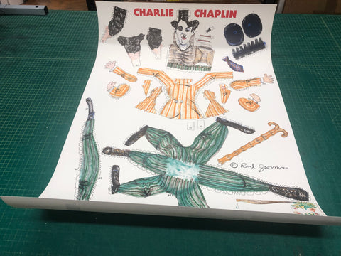 RED GROOMS Charlie Chaplin, 1985