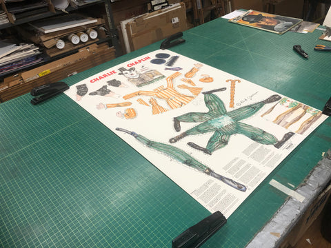 RED GROOMS Charlie Chaplin, 1985