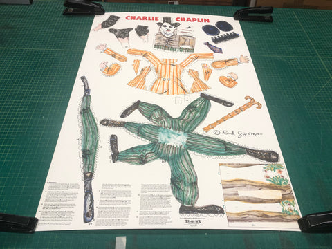 RED GROOMS Charlie Chaplin, 1985