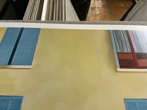 DAVID HOCKNEY Two Deckchairs, Calvi, 1985