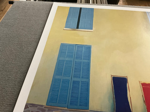 DAVID HOCKNEY Two Deckchairs, Calvi, 1985