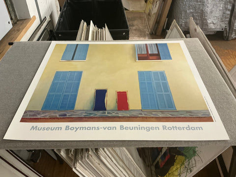 DAVID HOCKNEY Two Deckchairs, Calvi, 1985