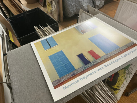 DAVID HOCKNEY Two Deckchairs, Calvi, 1985