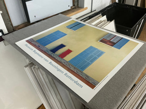 DAVID HOCKNEY Two Deckchairs, Calvi, 1985