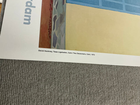 DAVID HOCKNEY Two Deckchairs, Calvi, 1985