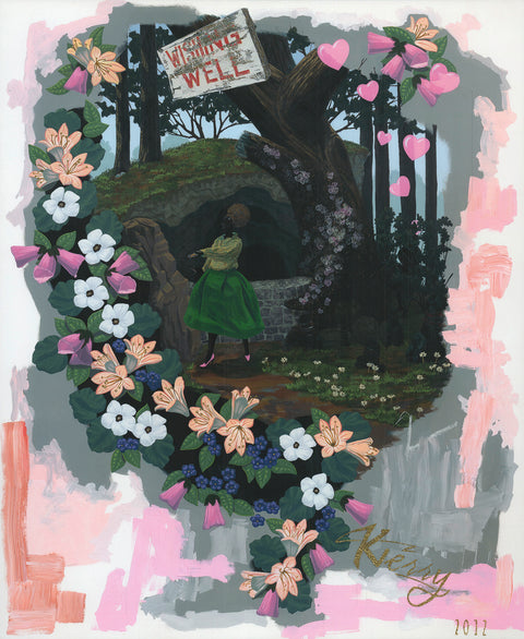 KERRY JAMES MARSHALL Vignettes: Vignette (Wishing Well), 2025