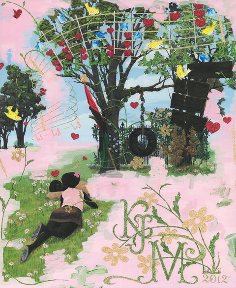 KERRY JAMES MARSHALL Vignettes: Vignette #14 (La La La), 2025