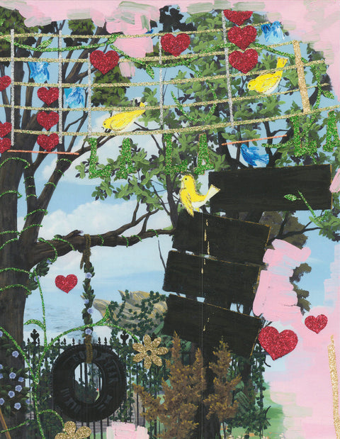 KERRY JAMES MARSHALL Vignettes: Vignette #14 (La La La), 2025