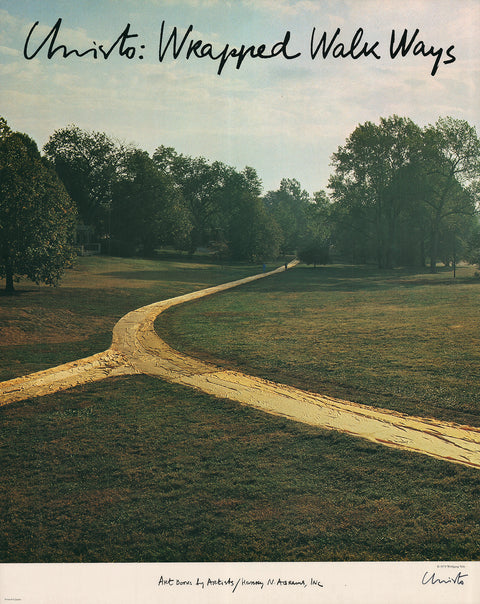 JAVACHEFF CHRISTO Wrapped Walk Ways, 1979 - Signed