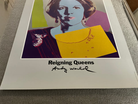 ANDY WARHOL Queen Beatrix of the Netherlands, from Reigning Queens, 1986