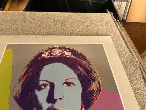 ANDY WARHOL Queen Beatrix of the Netherlands, from Reigning Queens, 1986