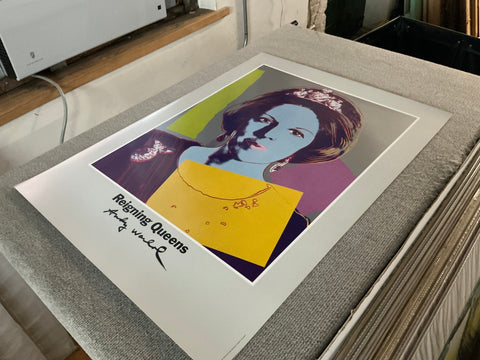 ANDY WARHOL Queen Beatrix of the Netherlands, from Reigning Queens, 1986