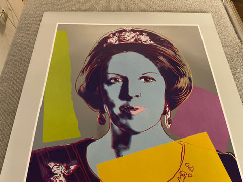 ANDY WARHOL Queen Beatrix of the Netherlands, from Reigning Queens, 1986