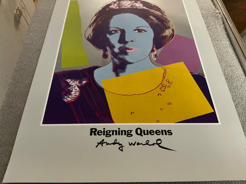 ANDY WARHOL Queen Beatrix of the Netherlands, from Reigning Queens, 1986