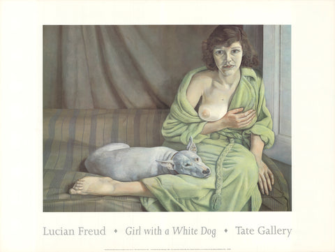 LUCIAN FREUD Girl with a White Dog, 1994