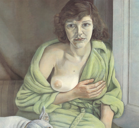 LUCIAN FREUD Girl with a White Dog, 1994