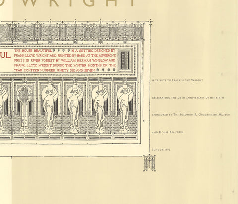 FRANK LLOYD WRIGHT The House Beautiful, 1992
