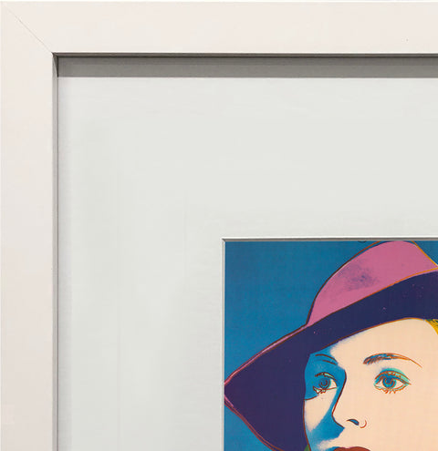 ANDY WARHOL Portrait of Ingrid Bergman with Hat, 1983