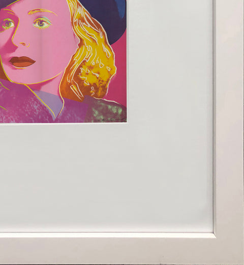 ANDY WARHOL Portrait of Ingrid Bergman with Hat, 1983