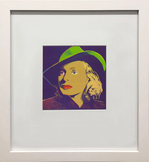 ANDY WARHOL Portrait of Ingrid Bergman with Hat, 1983
