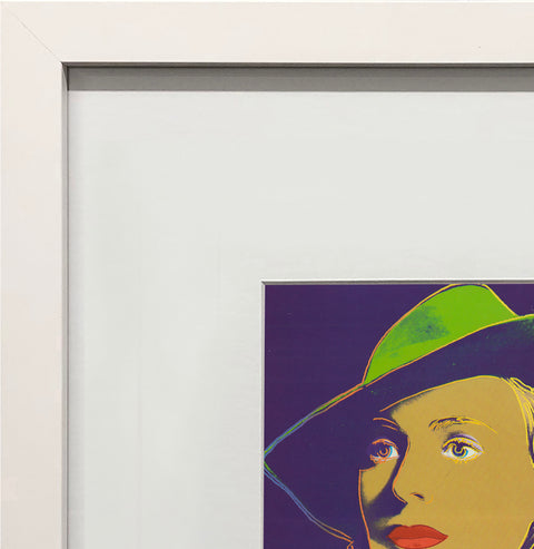 ANDY WARHOL Portrait of Ingrid Bergman with Hat, 1983