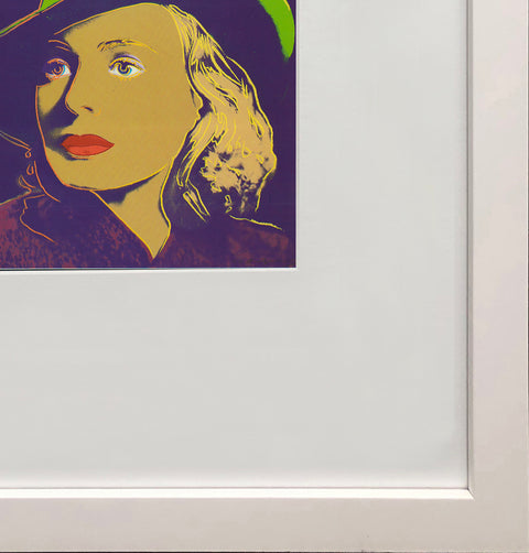 ANDY WARHOL Portrait of Ingrid Bergman with Hat, 1983